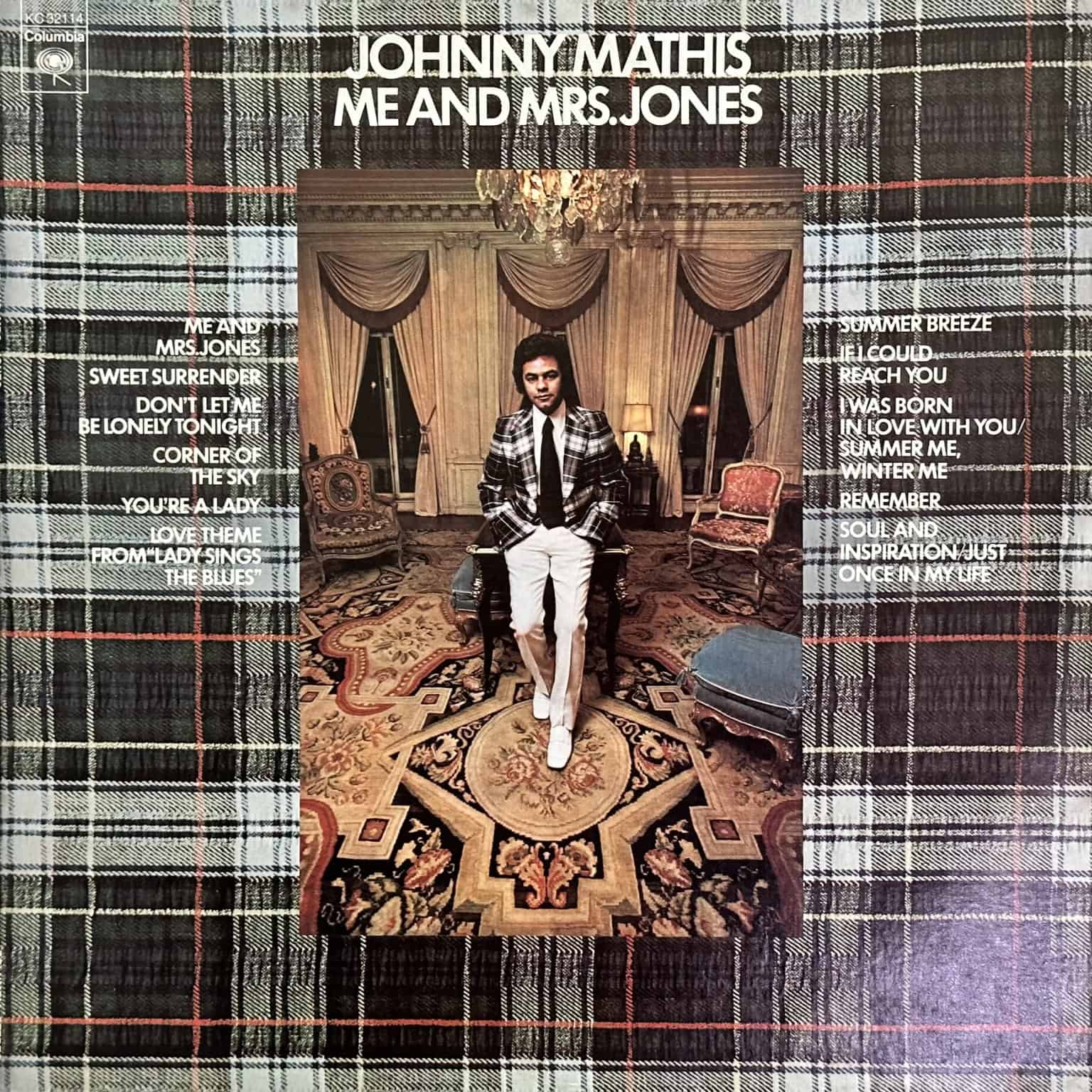 Johnny Mathis ‎– Me And Mrs. Jones