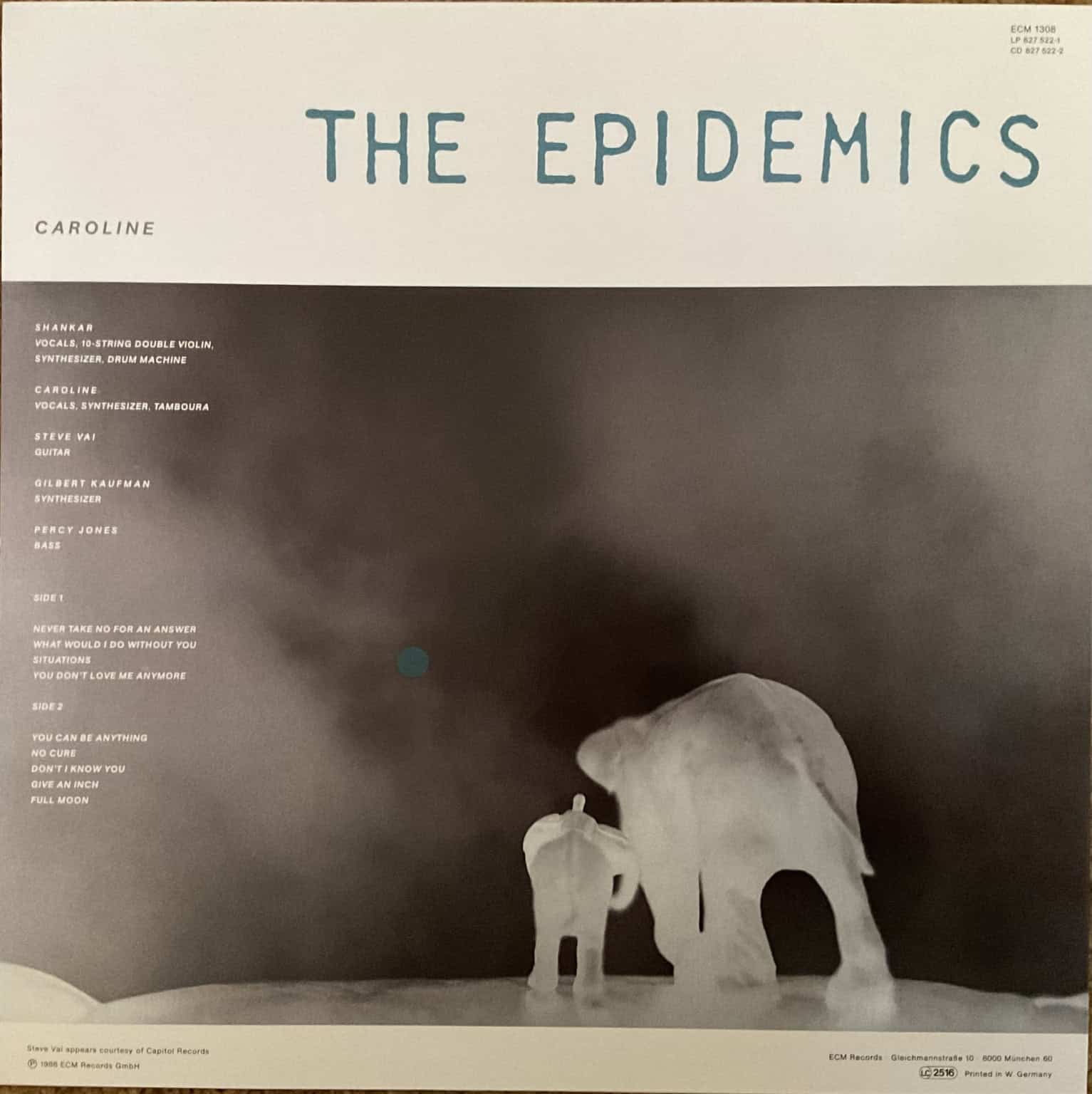 The Epidemics : Shankar / Caroline  – The Epidemics – imaginea 2
