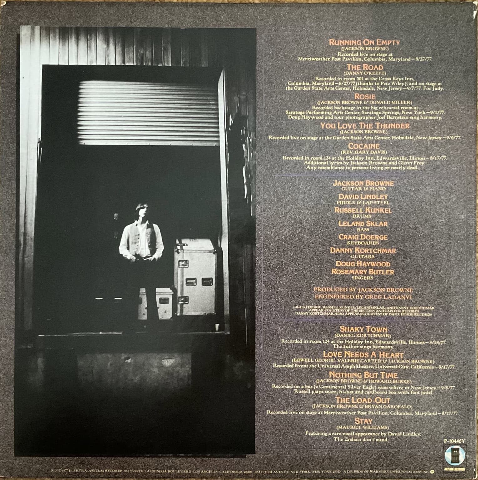 Jackson Browne - Running On Empty – imaginea 2