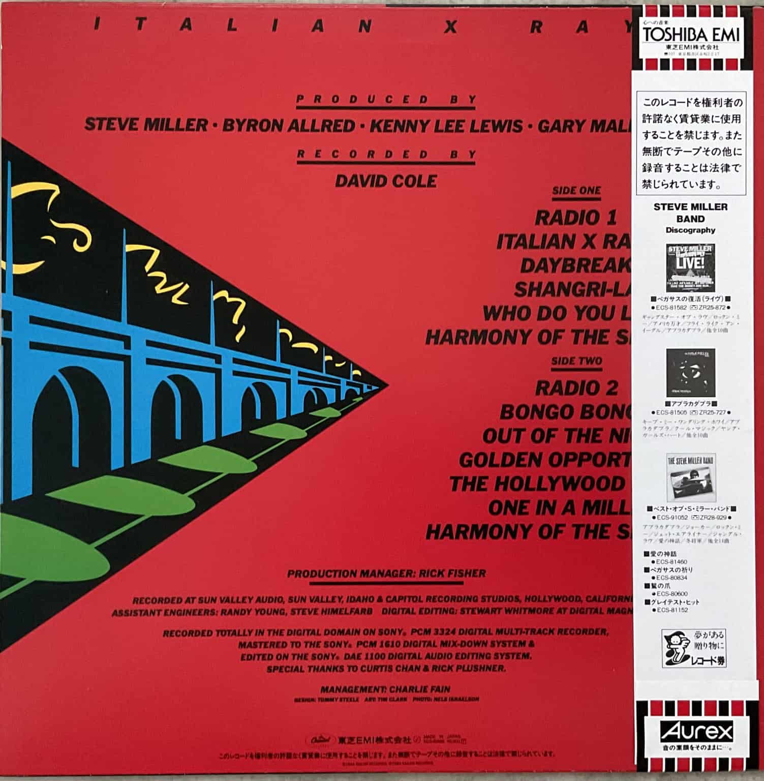 Steve Miller Band - Italian XRays – imaginea 2
