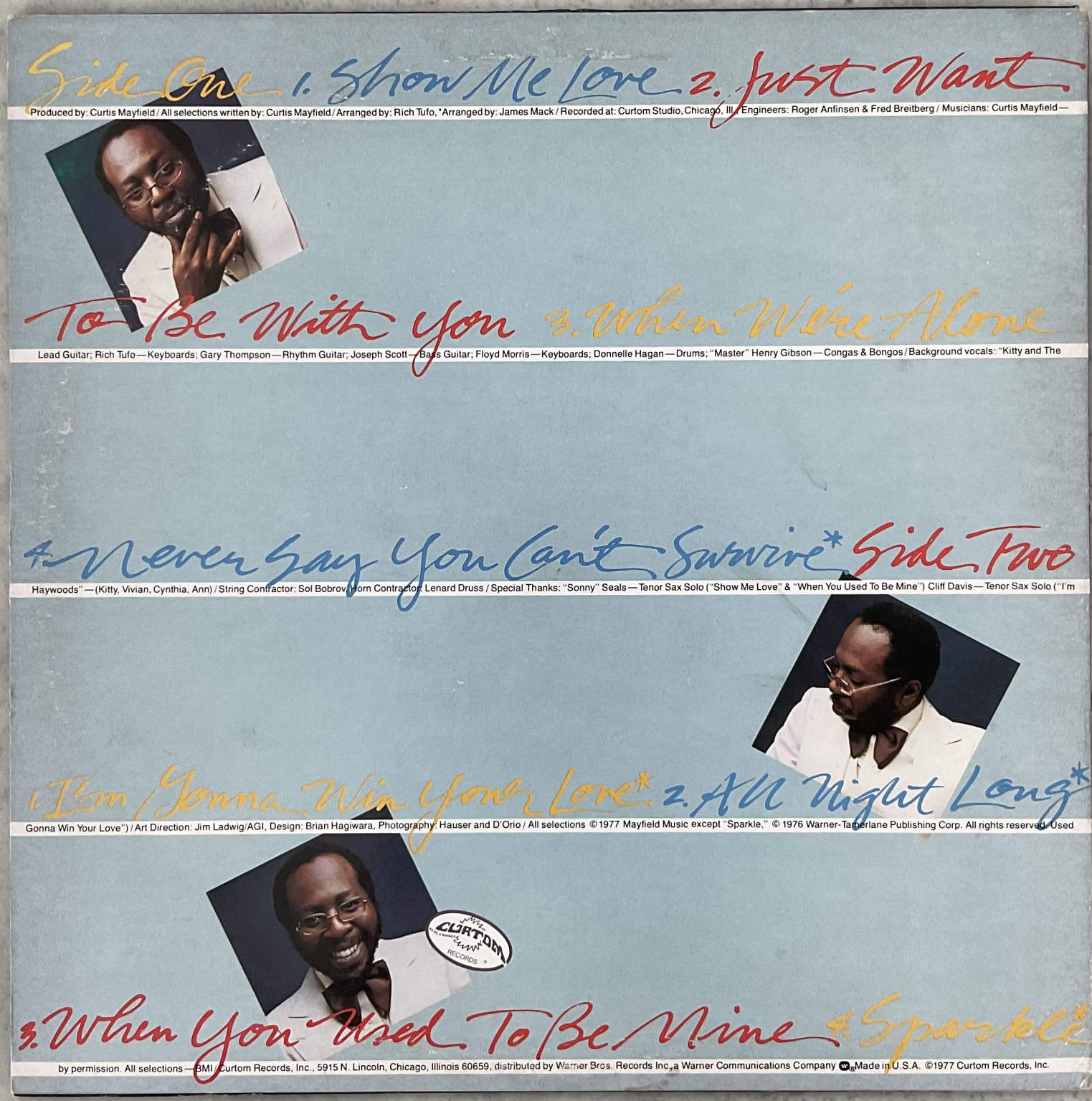 Curtis Mayfield - Never Say You Can’t Survive – imaginea 2