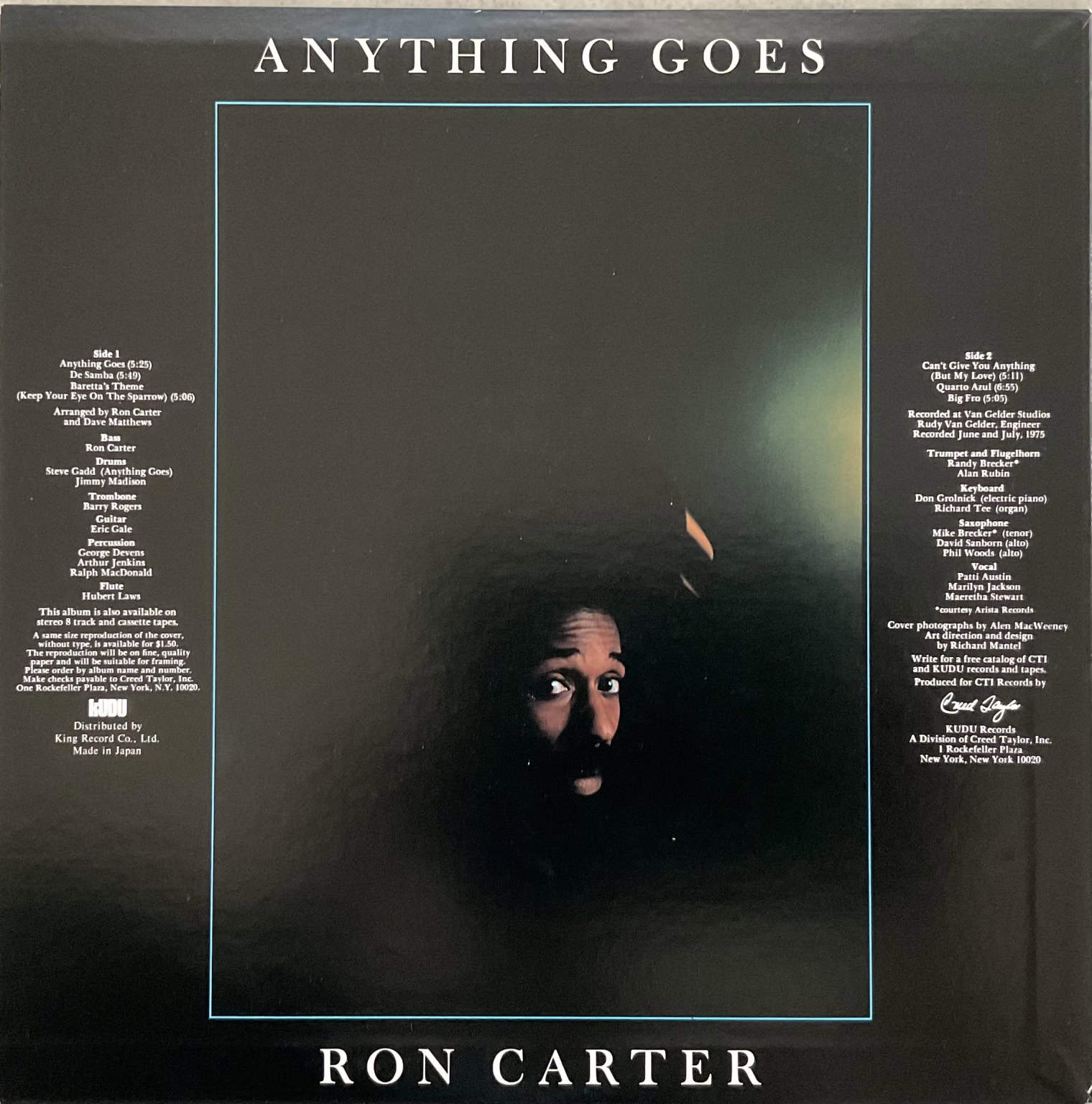 Ron Carter - Anything Goes – imaginea 2