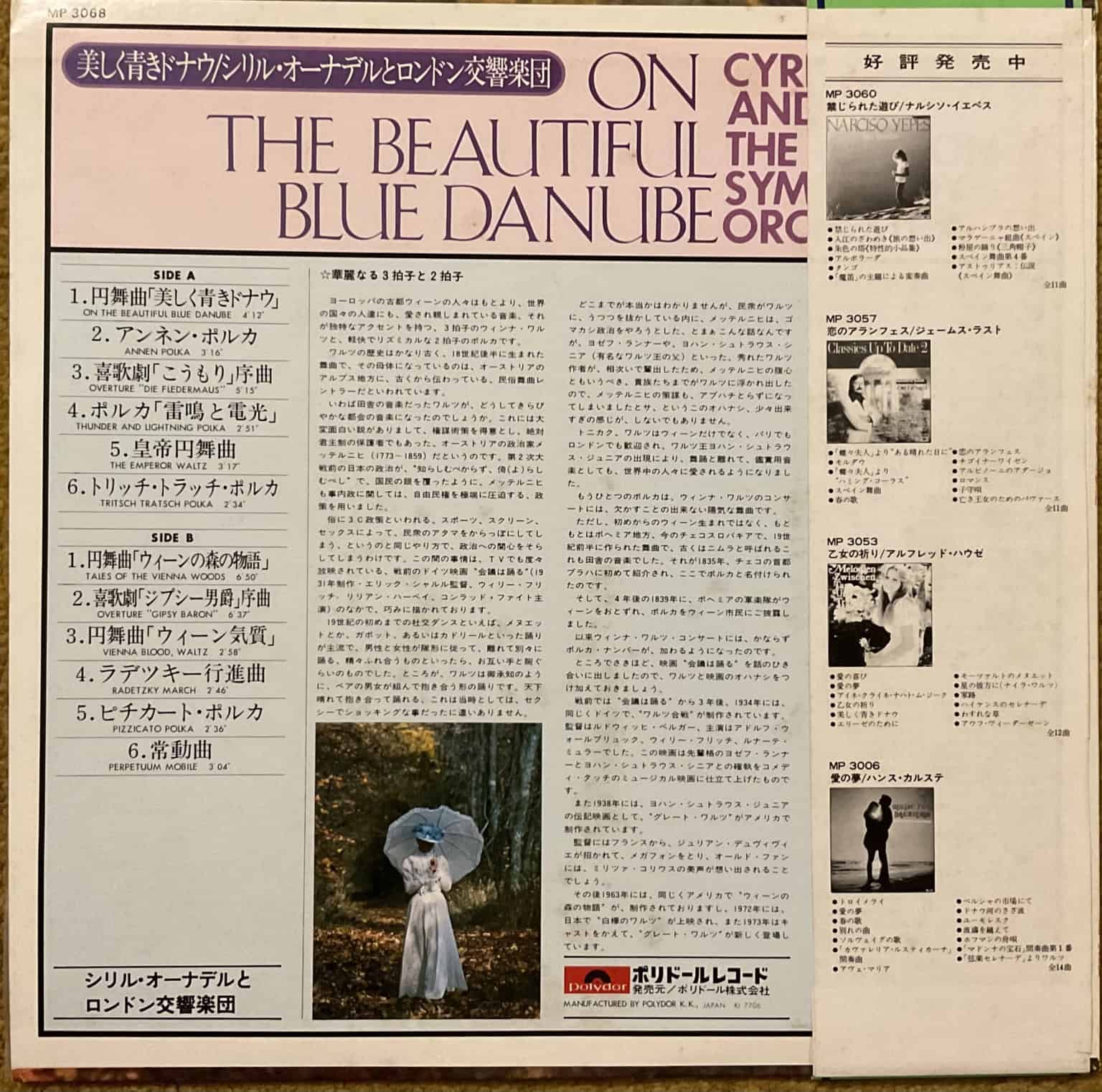 Cyril Ornadel And The London Symphony Orchestra - On The Beautiful Blue Danube – imaginea 2