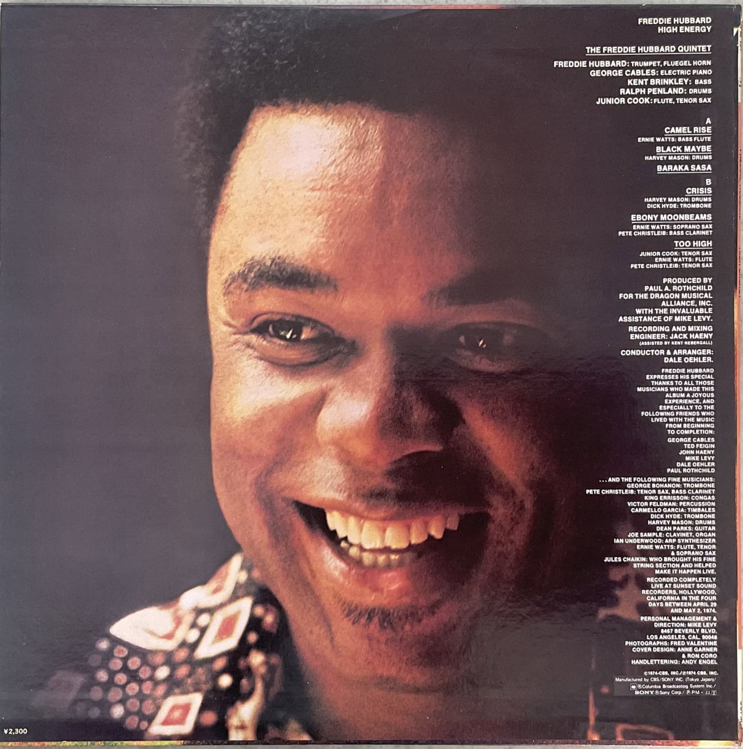 Freddie Hubbard – High Energy – imaginea 2
