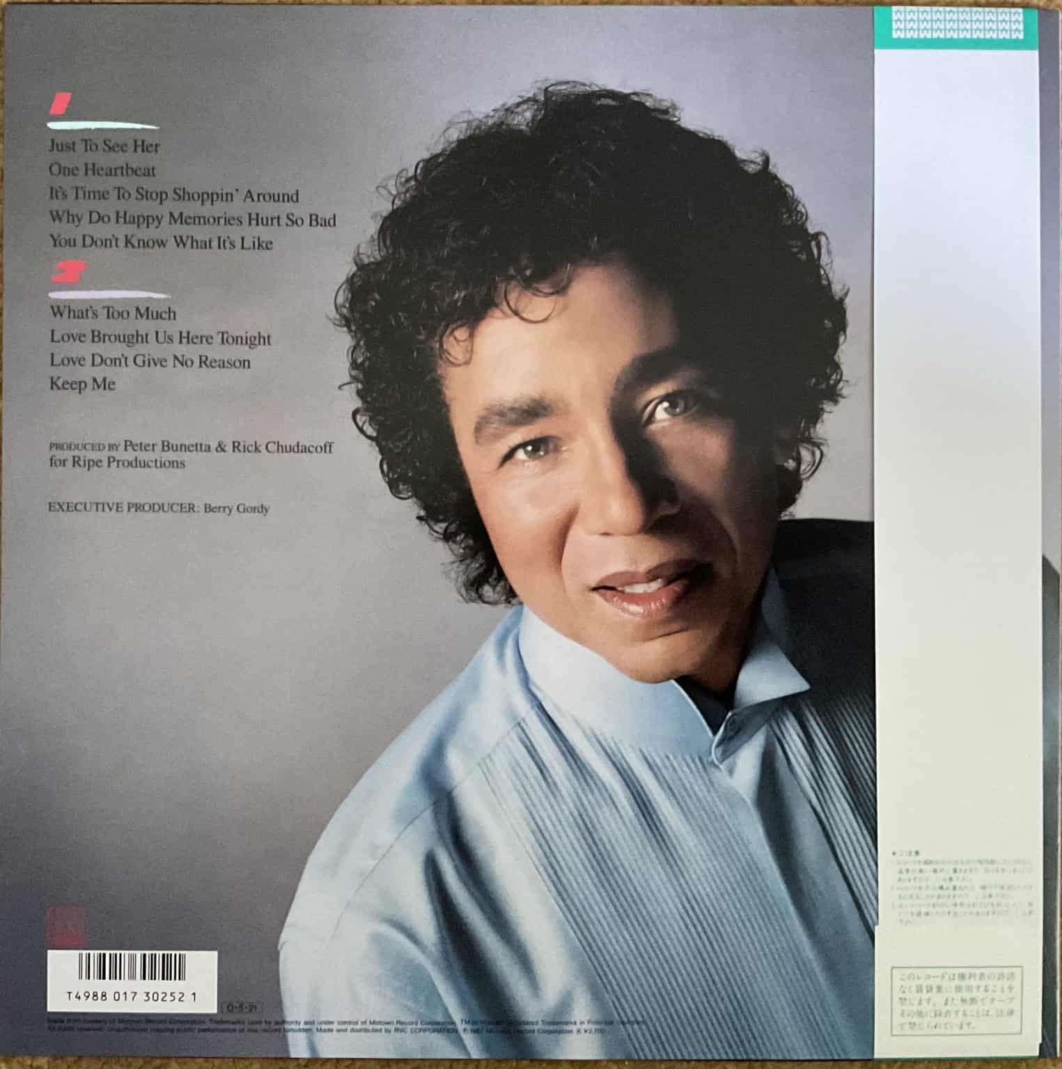 Smokey Robinson ‎– One Heartbeat – imaginea 2