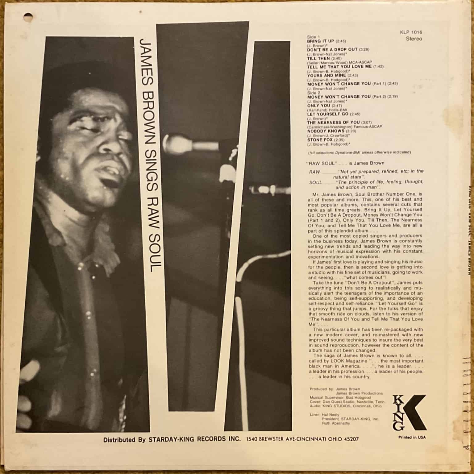 James Brown – Sings Raw Soul – imaginea 2
