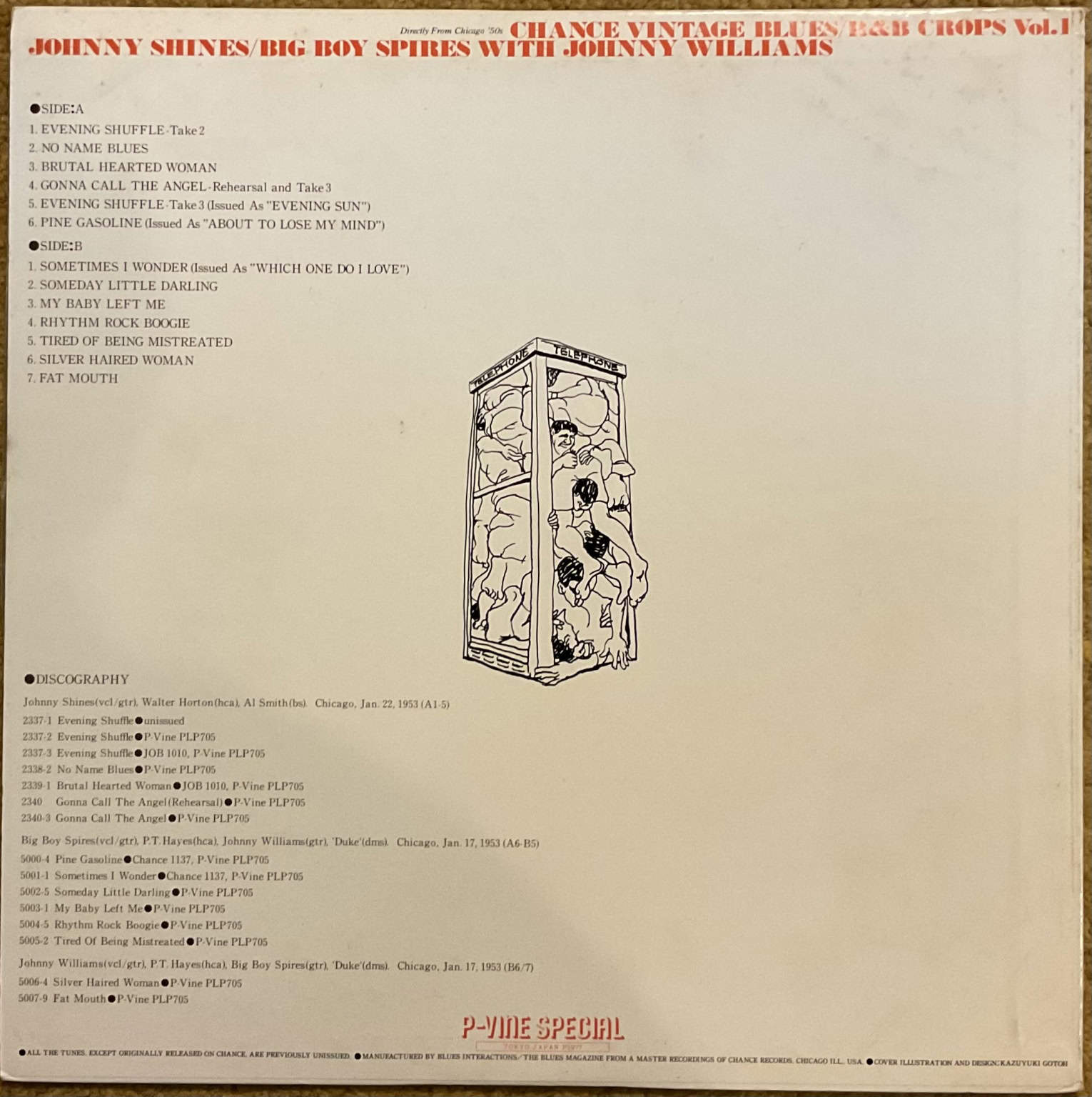 Johnny Shines, Big Boy Spires With Johnny Williams  – Chance Vintage Blues / R&B Crops Vol. 1 – imaginea 2