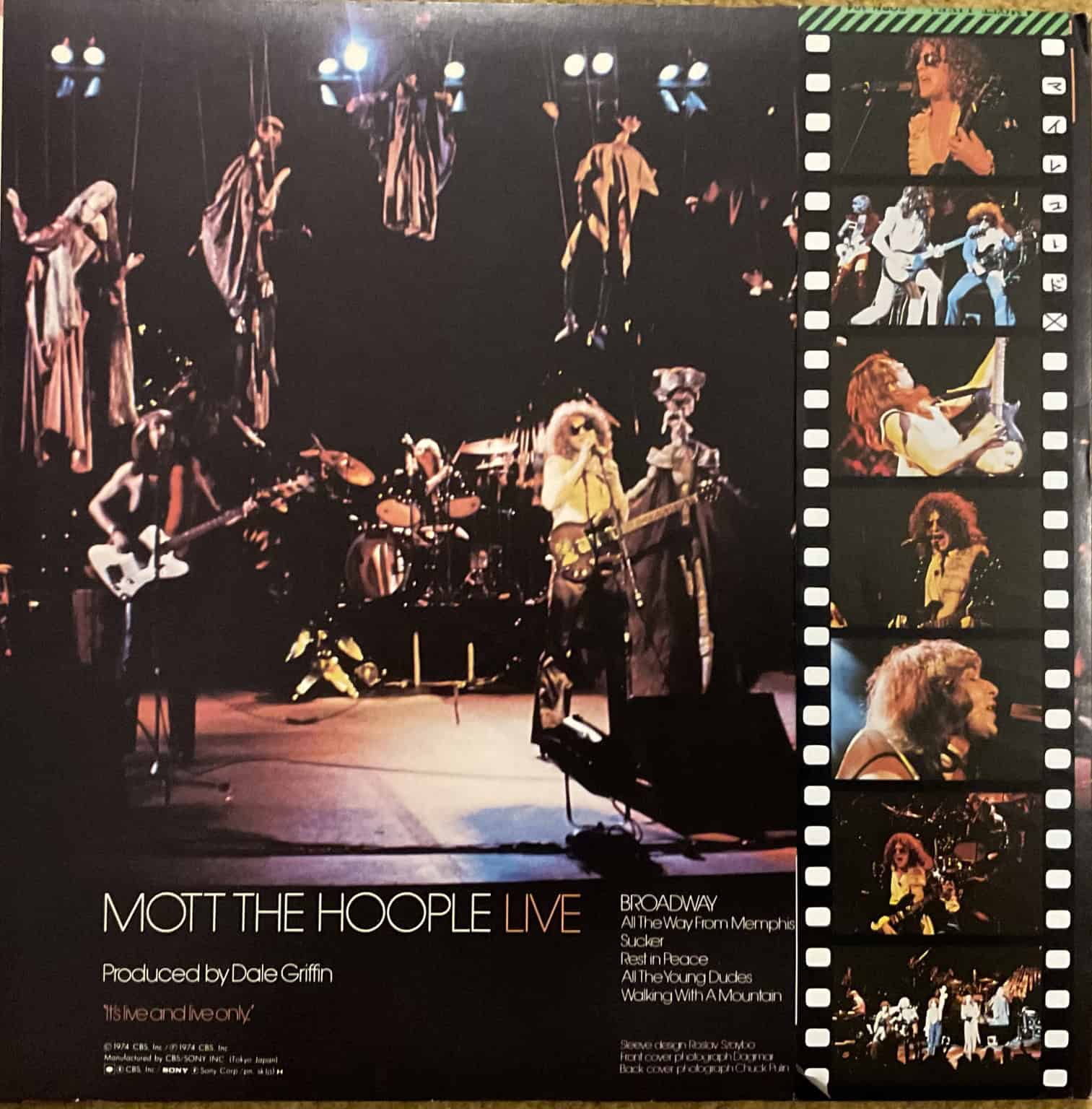 Mott The Hoople ‎– Mott The Hoople Live – imaginea 2