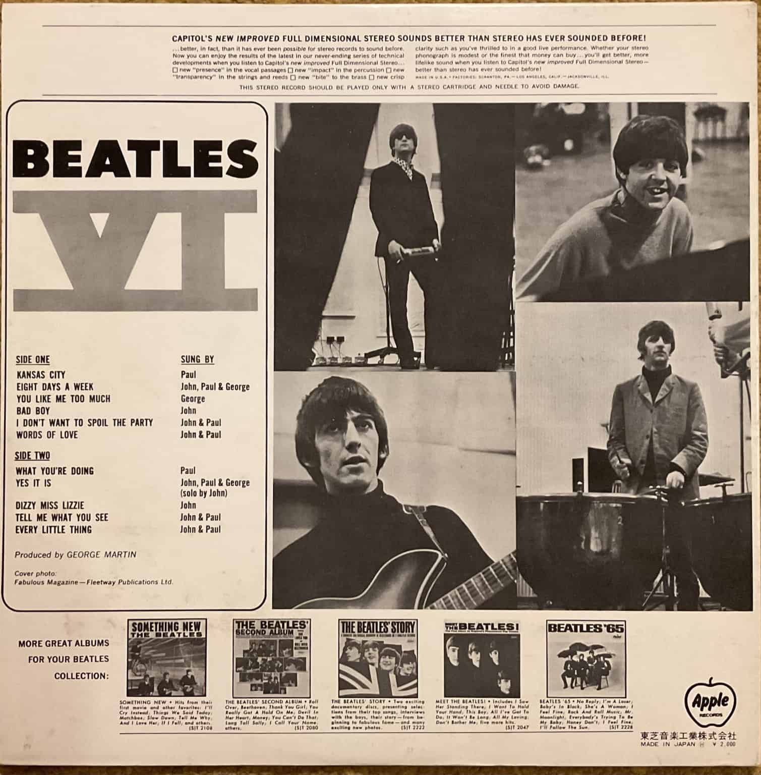 The Beatles - Beatles VI – imaginea 2