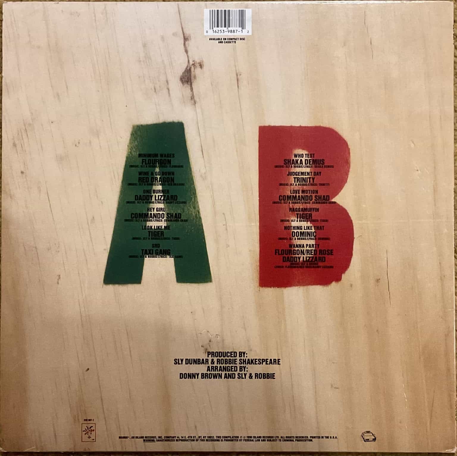Sly & Robbie ‎– DJ Riot – imaginea 2