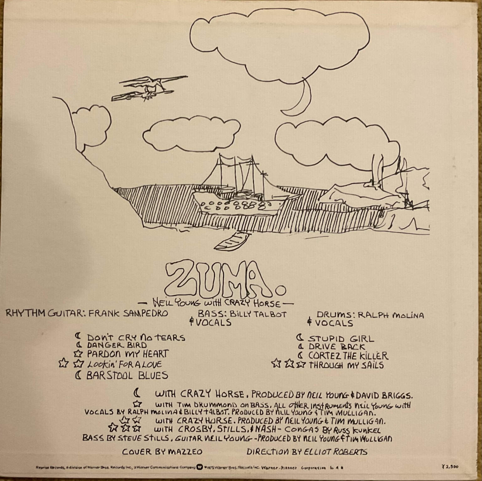 Neil Young & Crazy Horse ‎– Zuma – imaginea 2