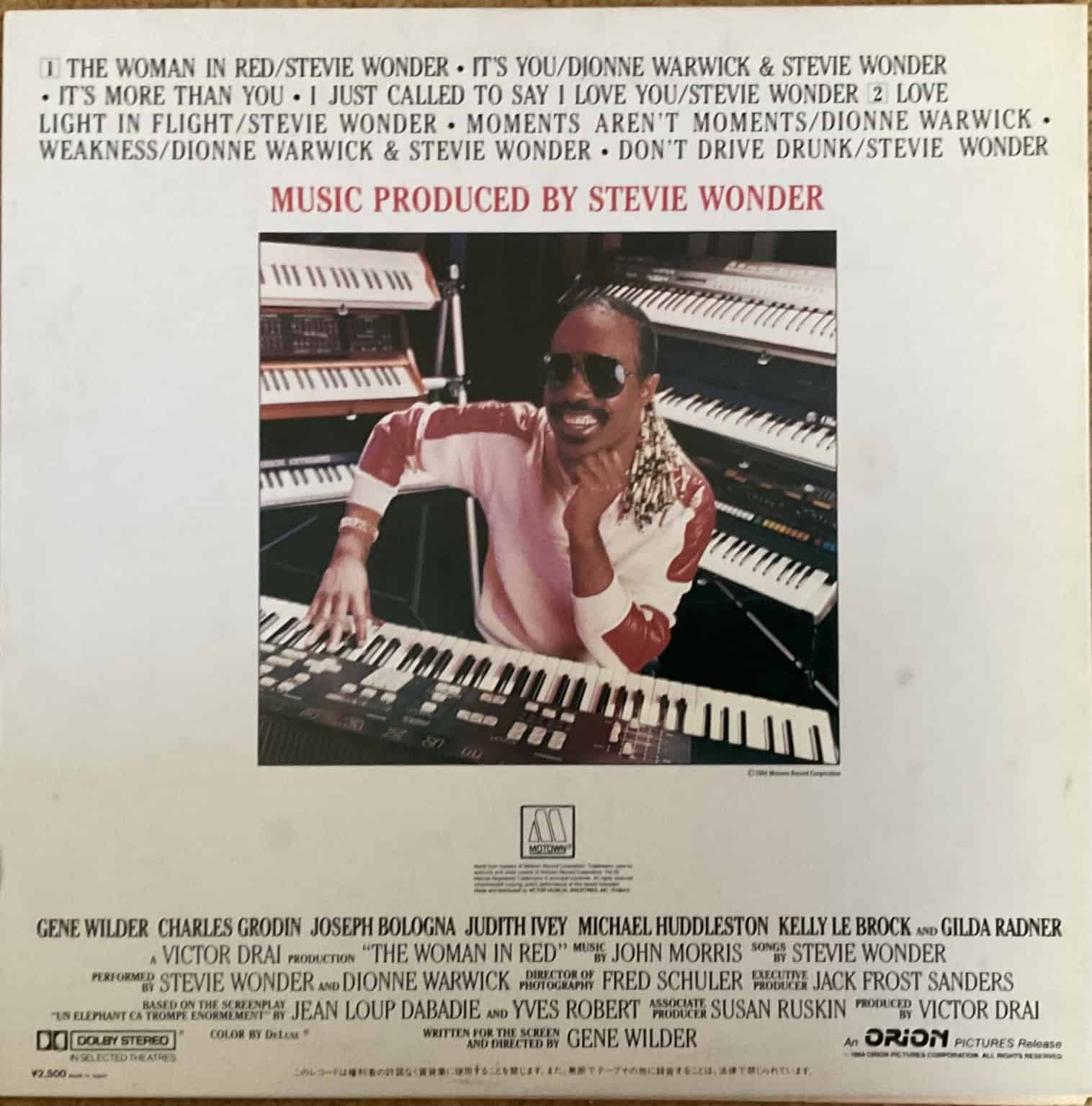 Stevie Wonder – The Woman In Red (Selections From The Original Motion Picture Soundtrack) – imaginea 2