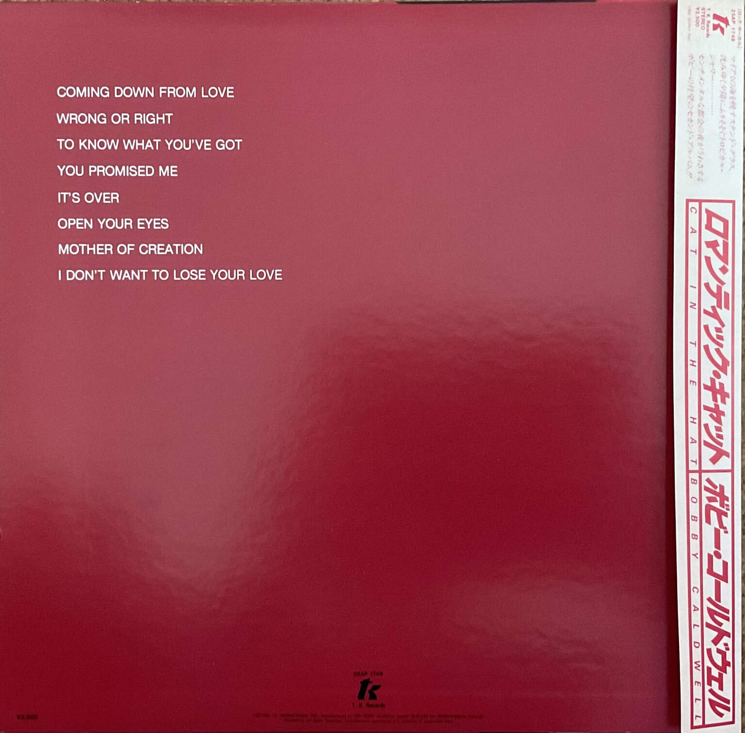 Bobby Caldwell - Cat In The Hat – imaginea 2