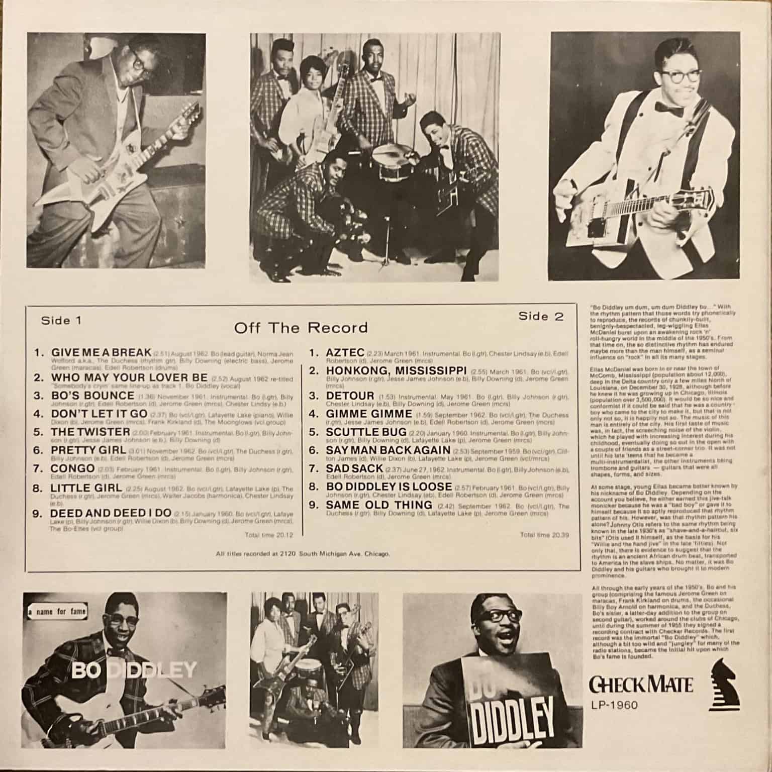 Bo Diddley ‎– Give Me A Break – imaginea 2