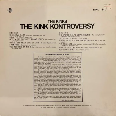 The Kinks ‎– The Kink Kontroversy – imaginea 2