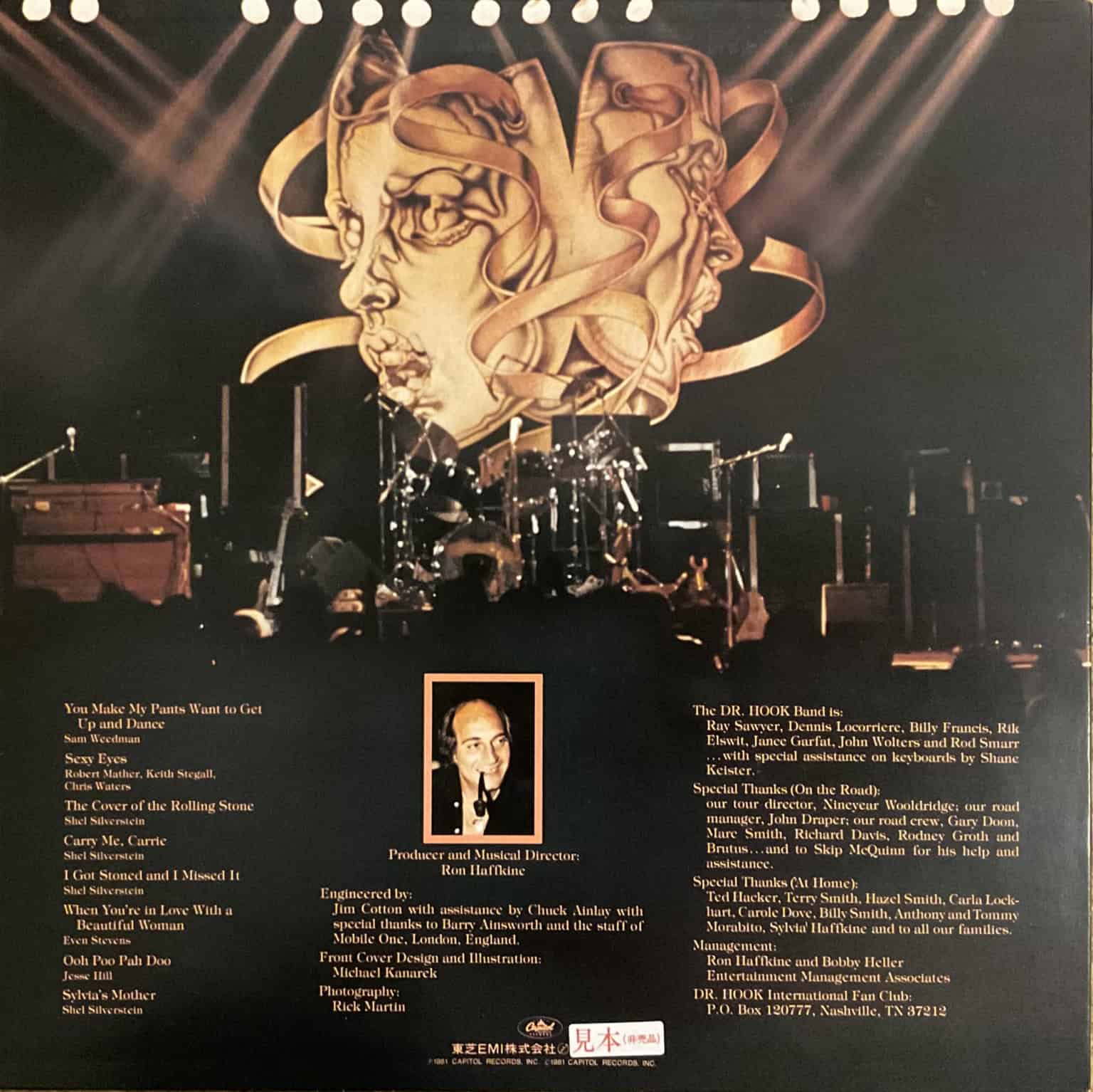 Dr. Hook ‎– Live In The U.K. – imaginea 2