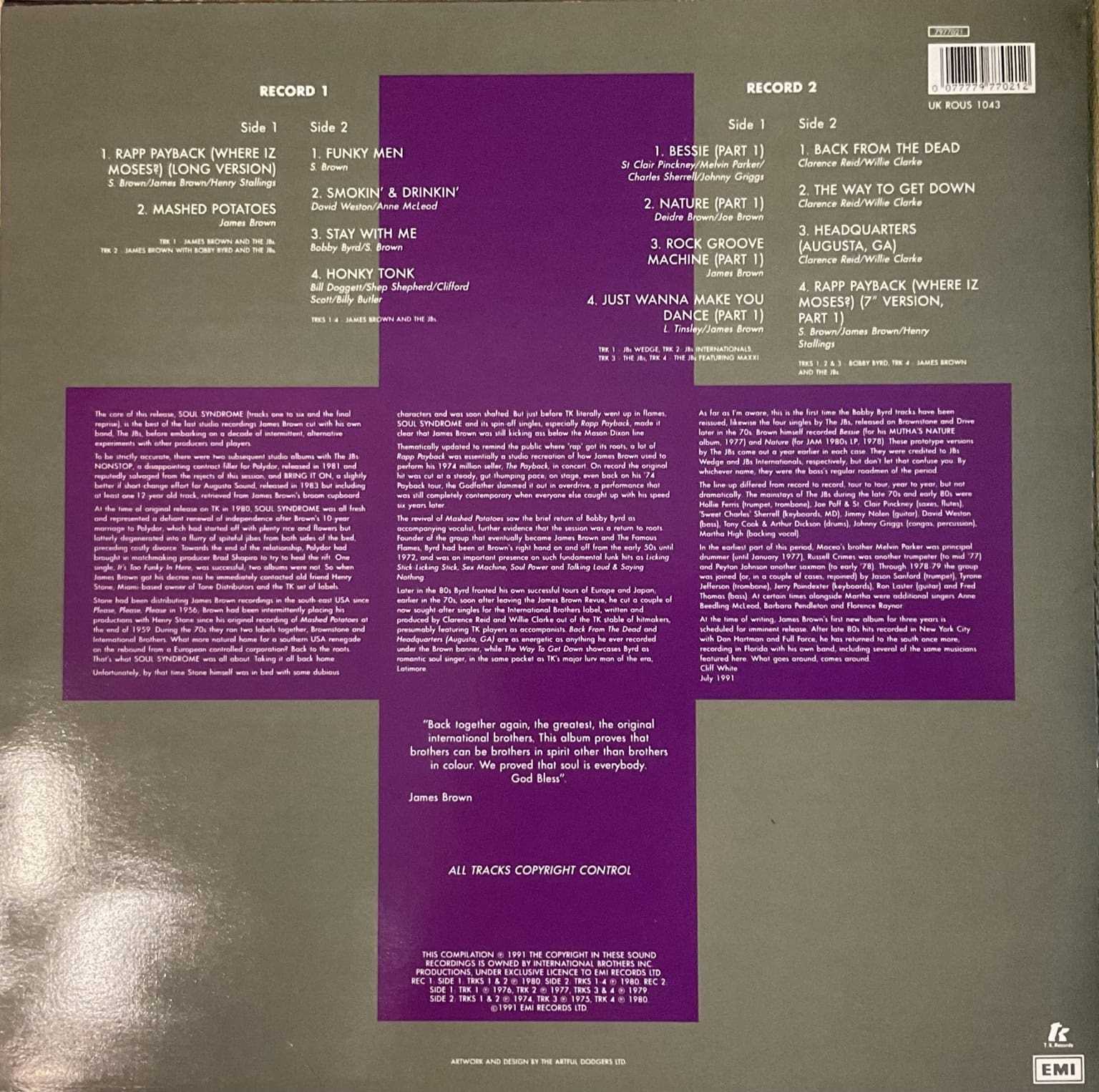 James Brown - Soul Syndrome – imaginea 2