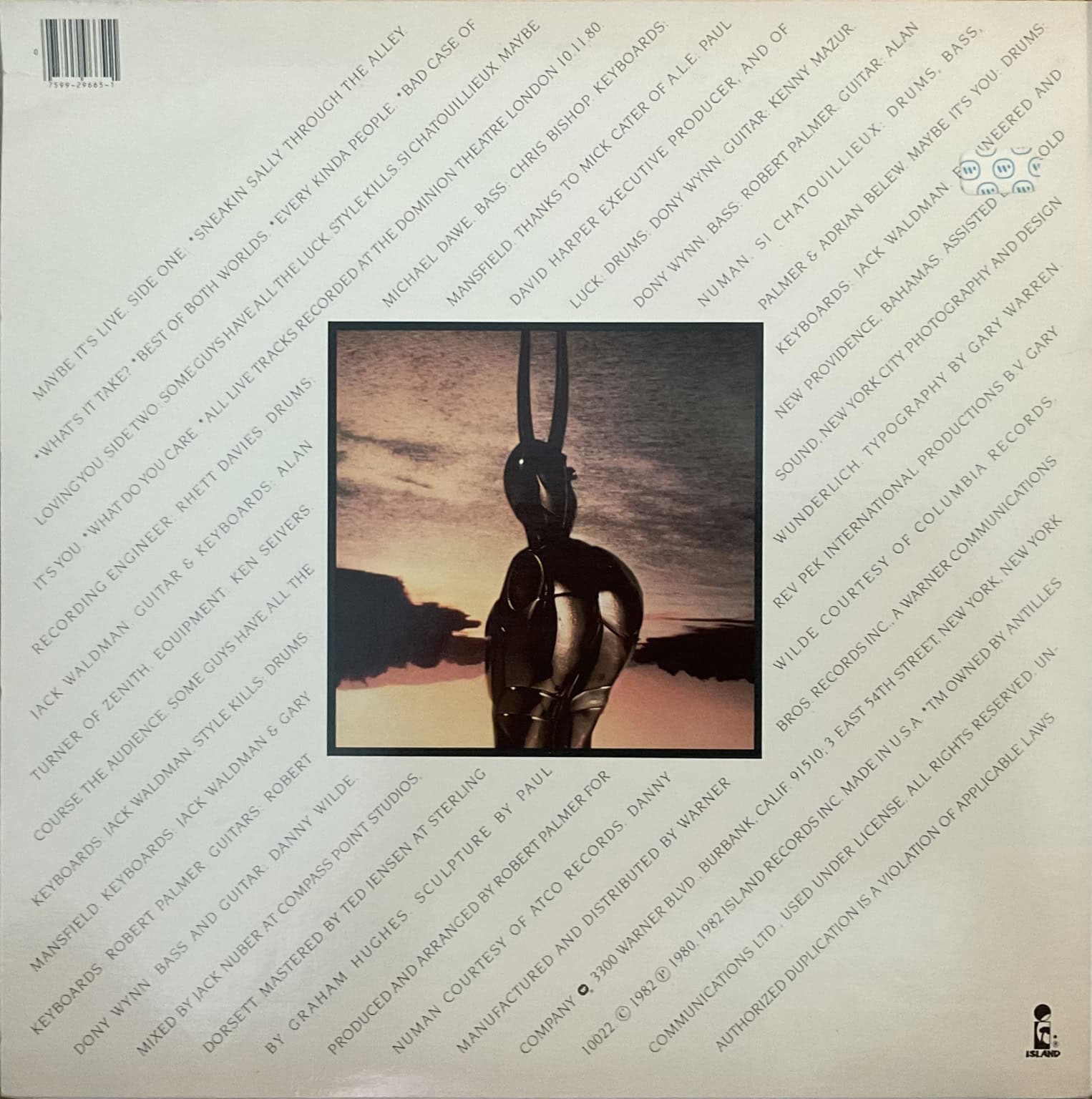 Robert Palmer - Maybe It’s Live – imaginea 2