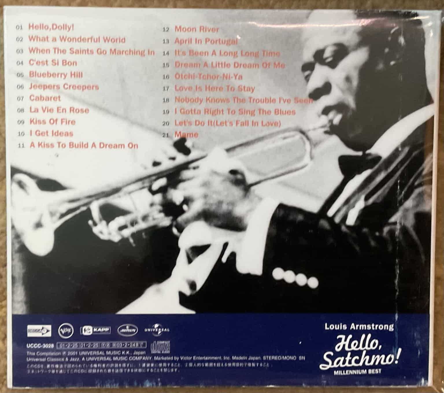 Louis Armstrong – Hello, Satchmo! Millennium Best – imaginea 2
