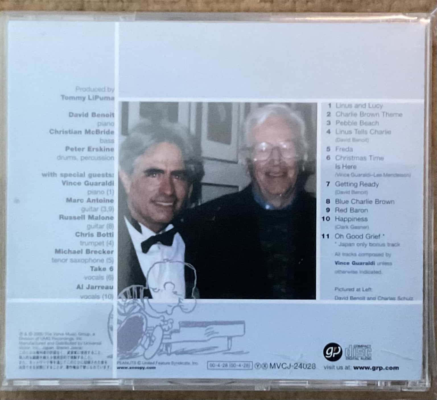 David Benoit = デヴィッド・ベノワ* ‎– Here's To You, Charlie Brown: 50 Great Years! = チャーリー・ブラウン&スヌーピー50th – imaginea 2