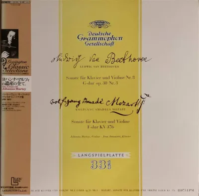 Ludwig van Beethoven, Wolfgang Amadeus Mozart, Jean Antonietti, Johanna Martzy – Sonate Für Klavier Und Violine Nr. 8 G-Dur Op. 30 Nr. 3 / Sonate Für Klavier Und Violine F-Dur KV 376 – imaginea 1