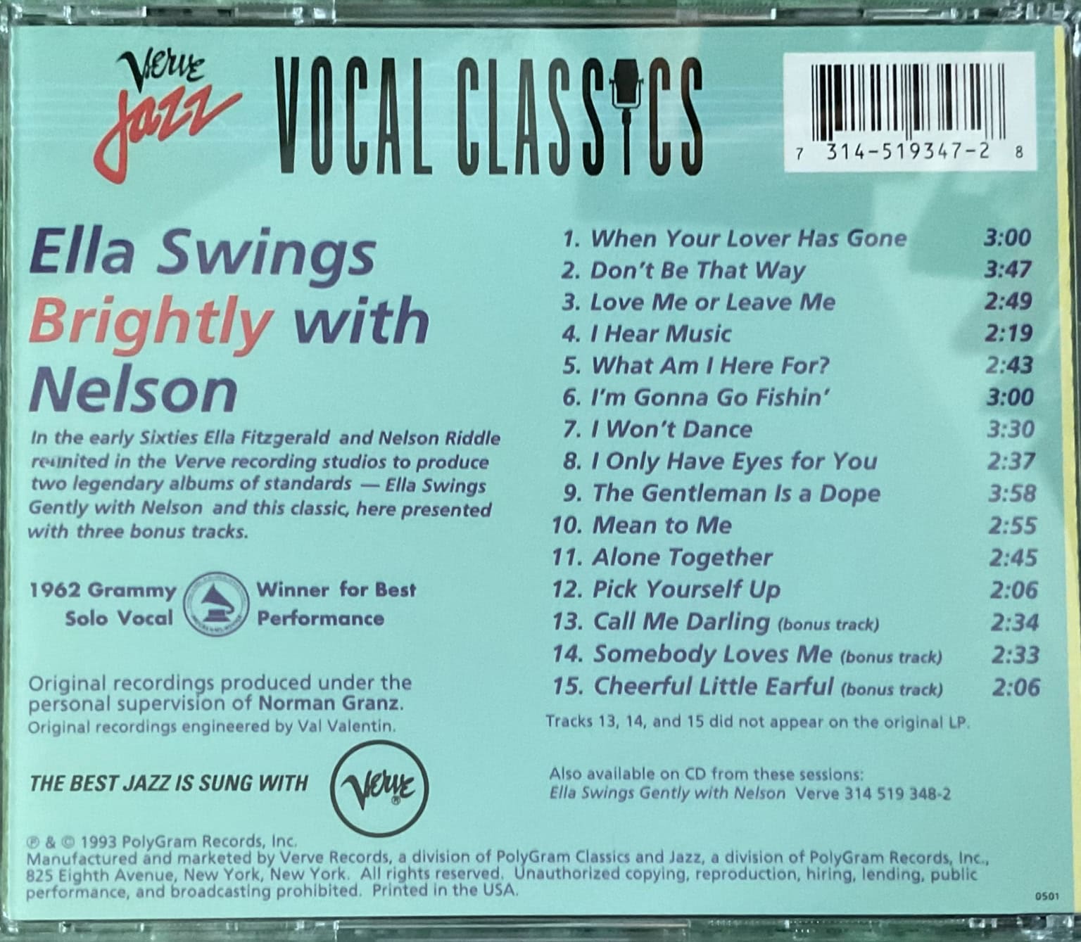 Ella Swings Brightly With Nelson – imaginea 2