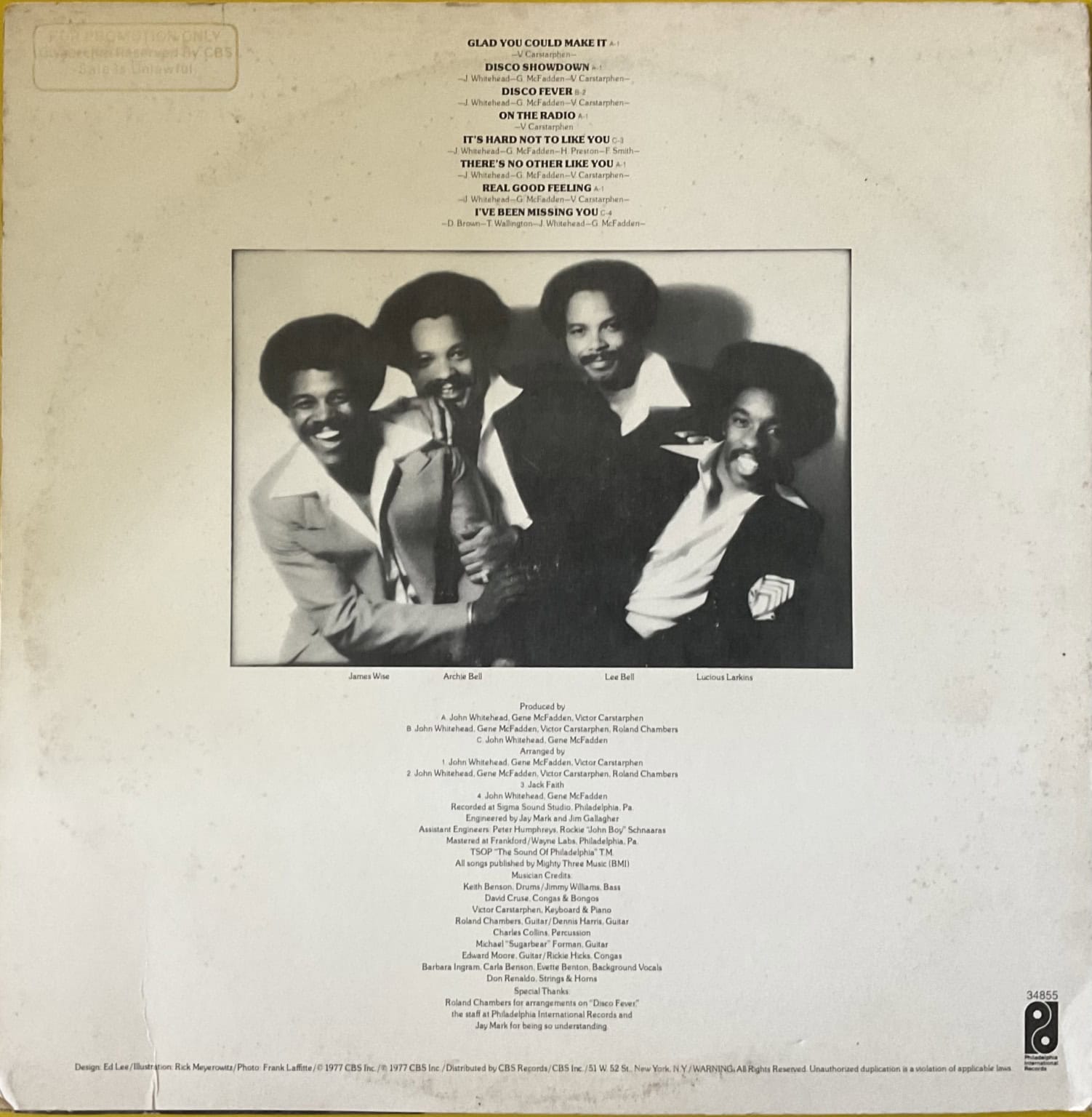 Archie Bell & The Drells – Hard Not To Like It – imaginea 2