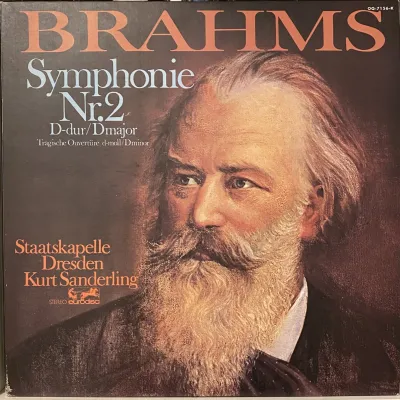 Brahms / Staatskapelle Dresden · Kurt Sanderling – Symphonie Nr. 2 D-Dur/Dmajor – imaginea 1