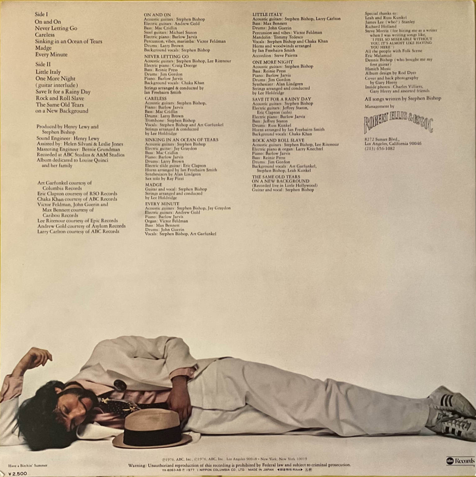 Stephen Bishop - Careless – imaginea 2