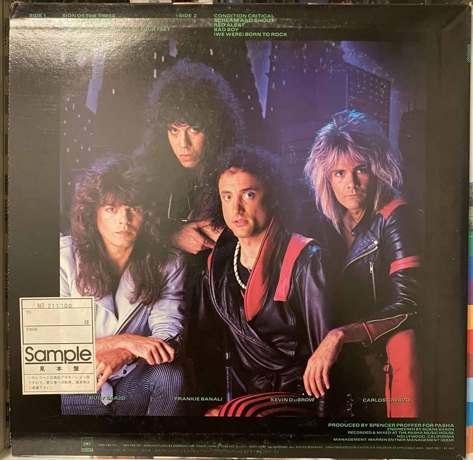Quiet Riot – Condition Critical – imaginea 2