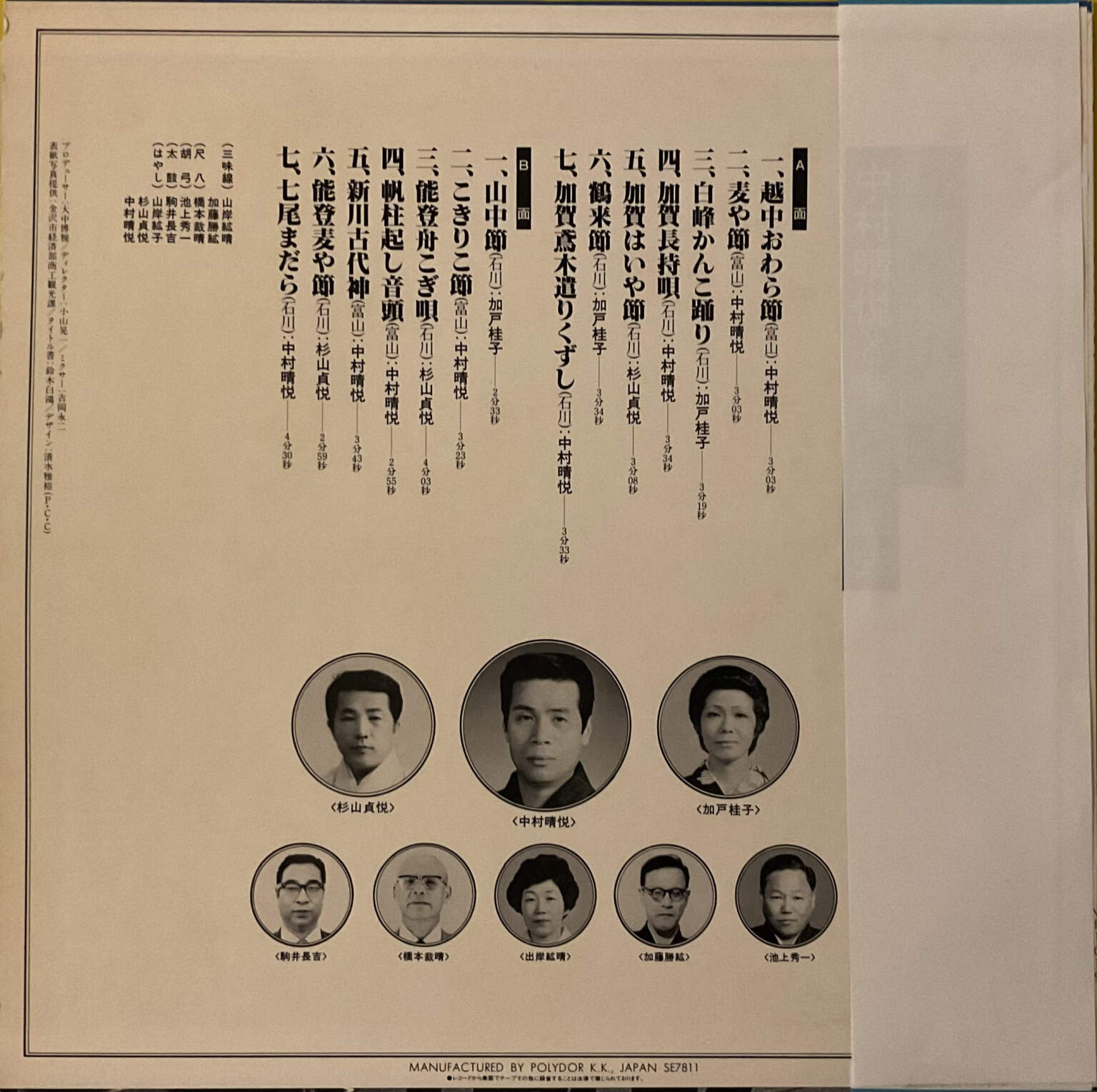 Nakamura Haruyoshi & Kenroku Folk Song Society - Song Of Hokuriku – imaginea 2
