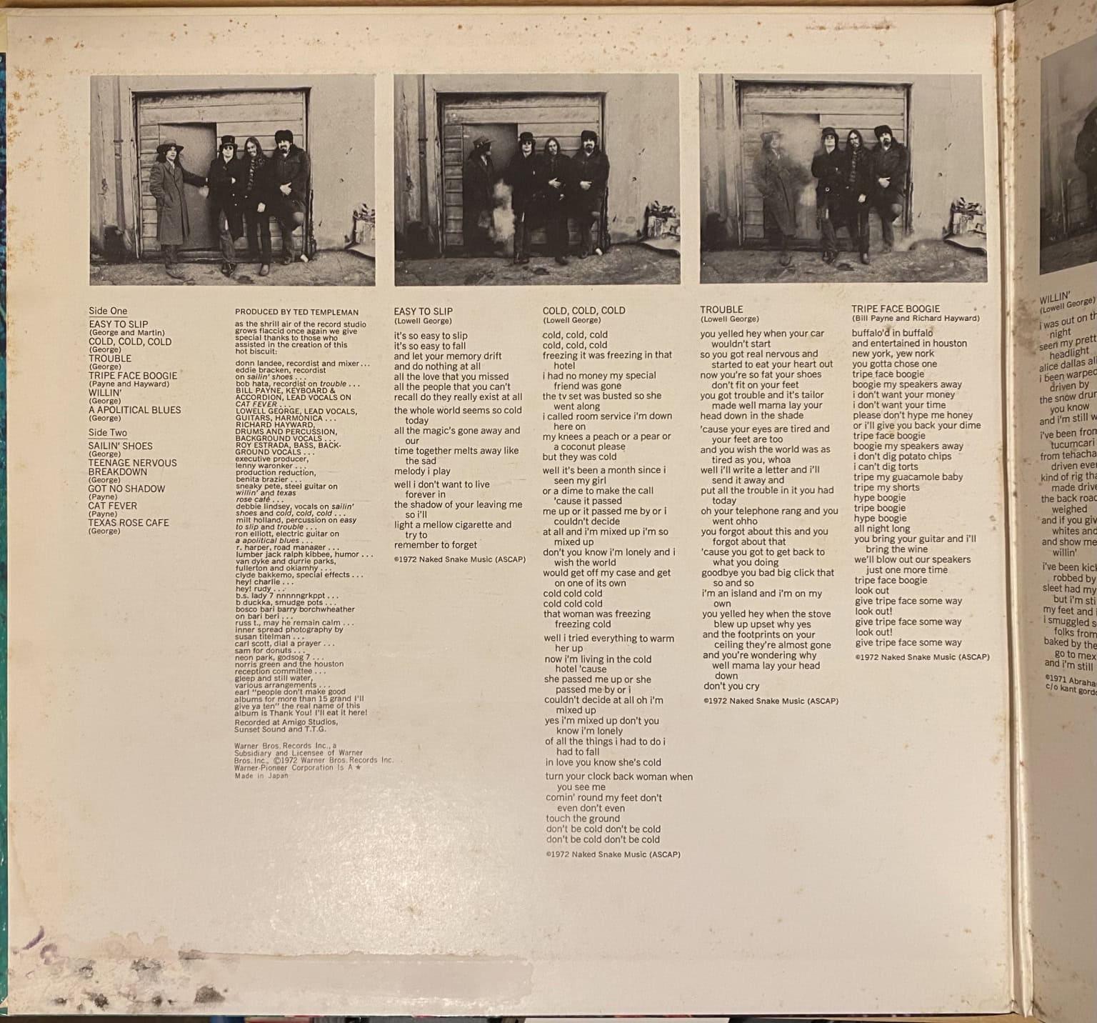 Little Feat – Sailin' Shoes – imaginea 3