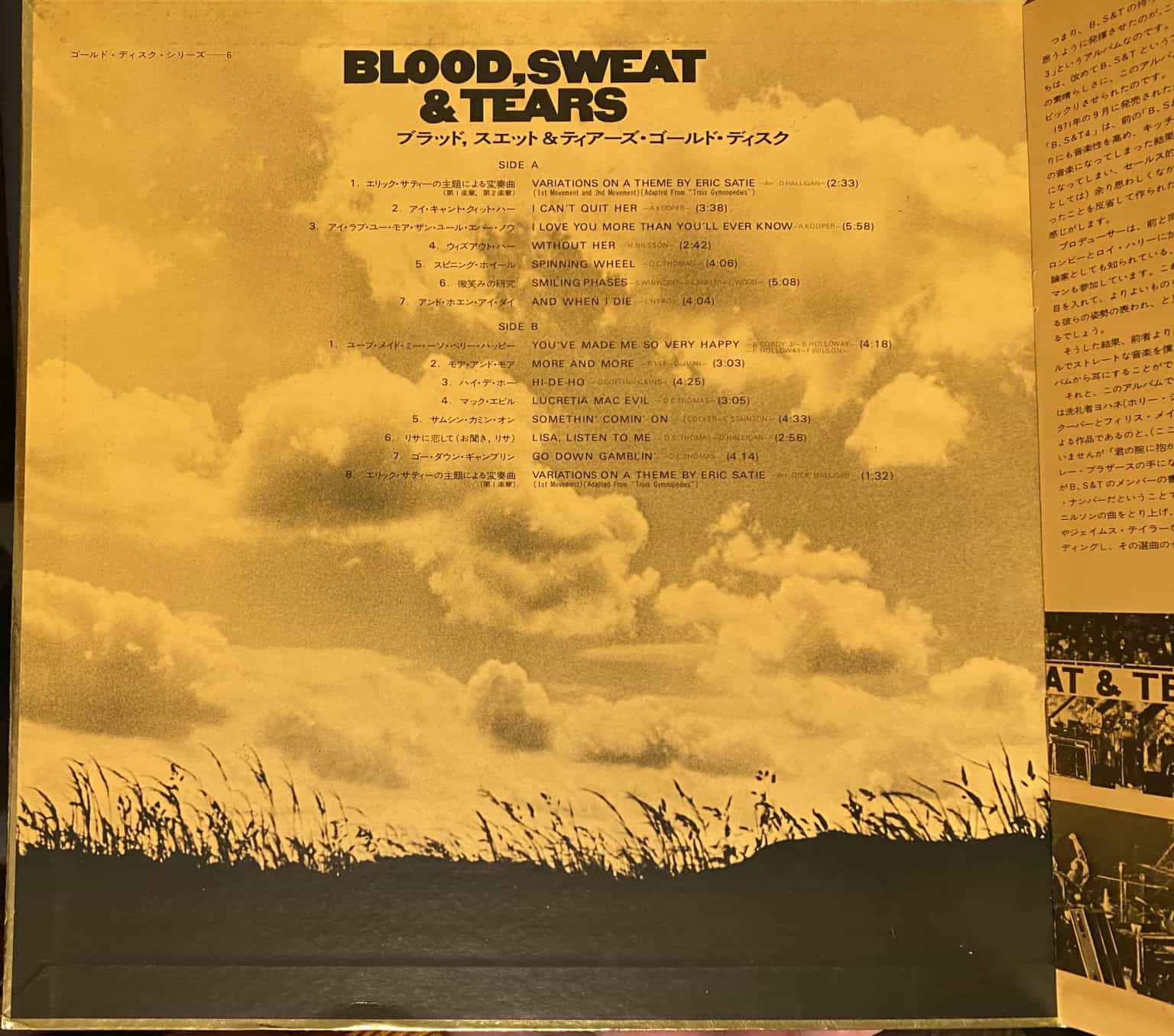 Blood, Sweat And Tears – Gold Disc – imaginea 3