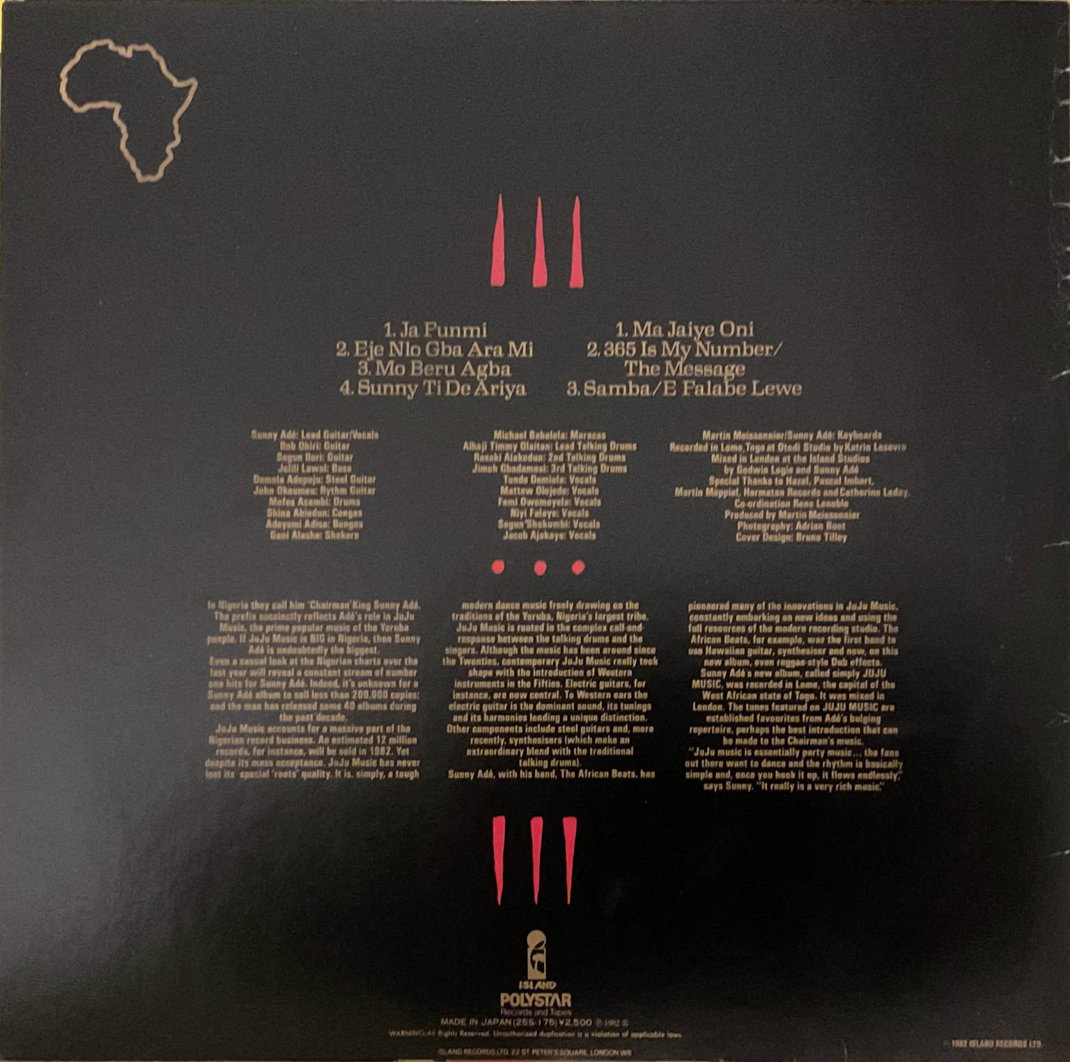 King Sunny Adé And His African Beats – Juju Music – imaginea 2
