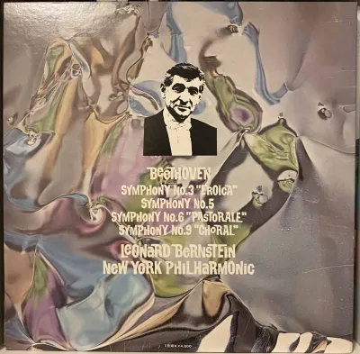 Beethoven - Bernstein, New York Philharmonic – Bernstein Conducts Beethoven (3LP) – imaginea 2