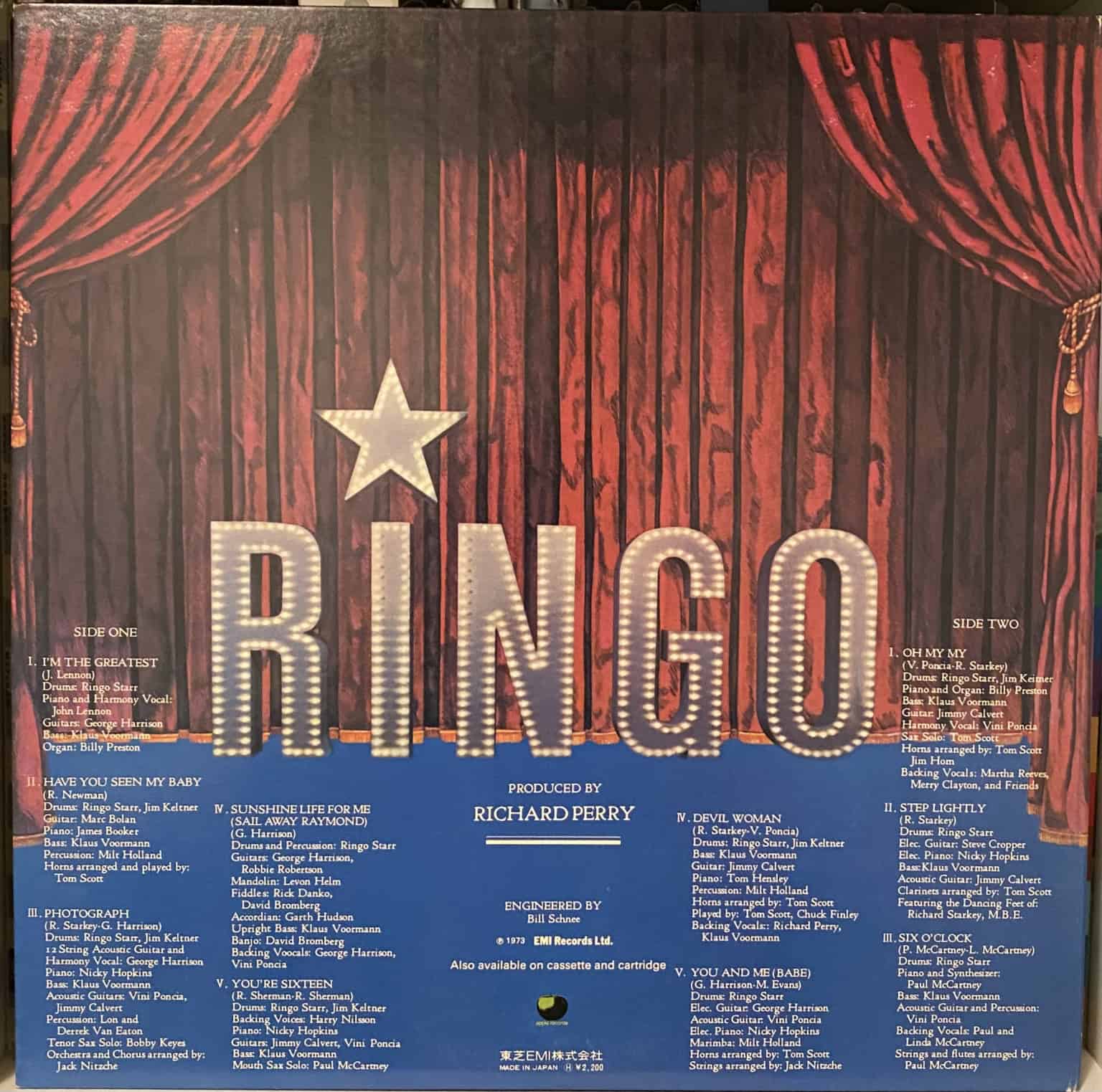 Ringo Starr – Ringo – imaginea 2