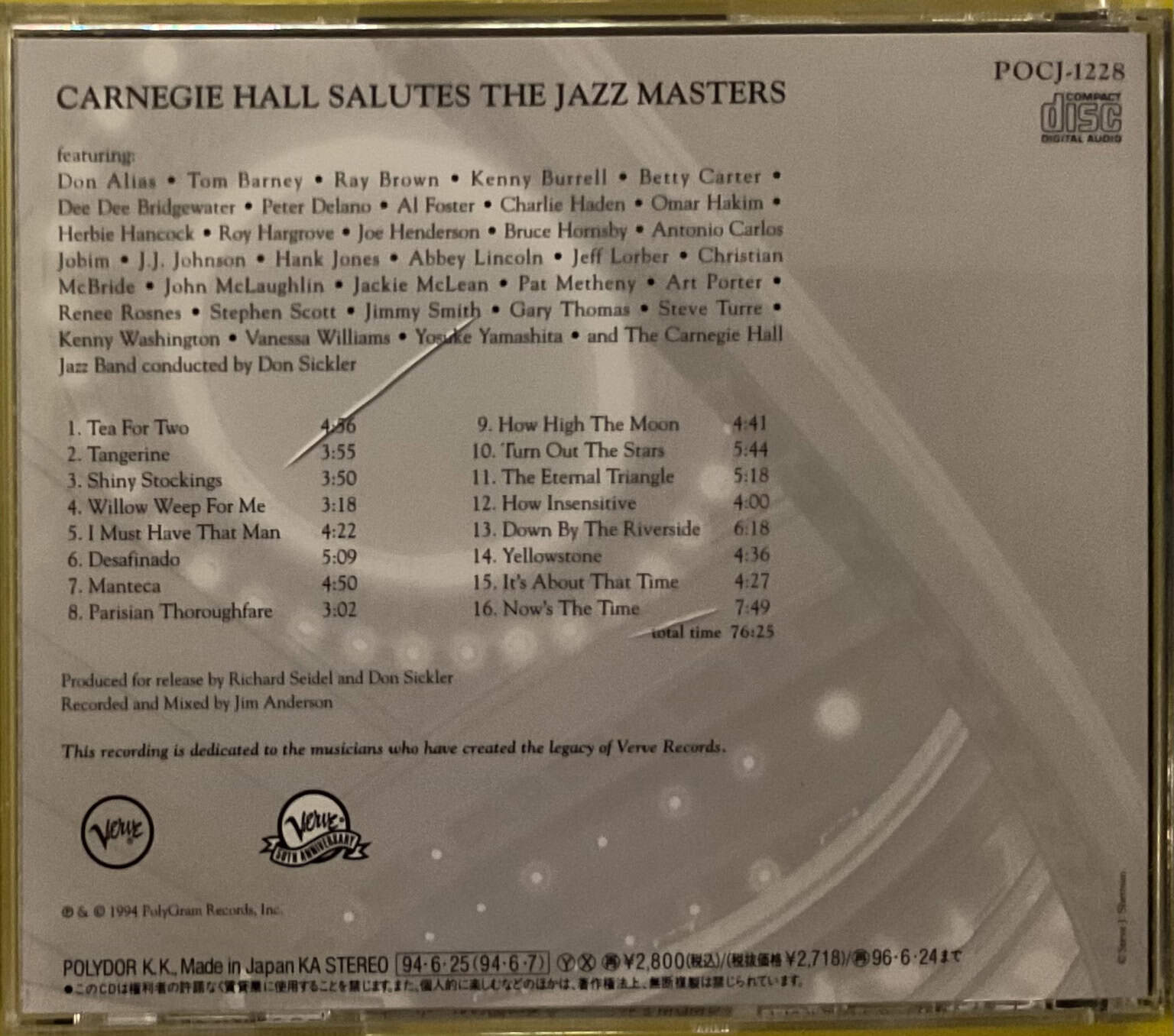 The Carnegie Hall Jazz Band – The Carnegie Hall Salutes The Jazz Masters – imaginea 2