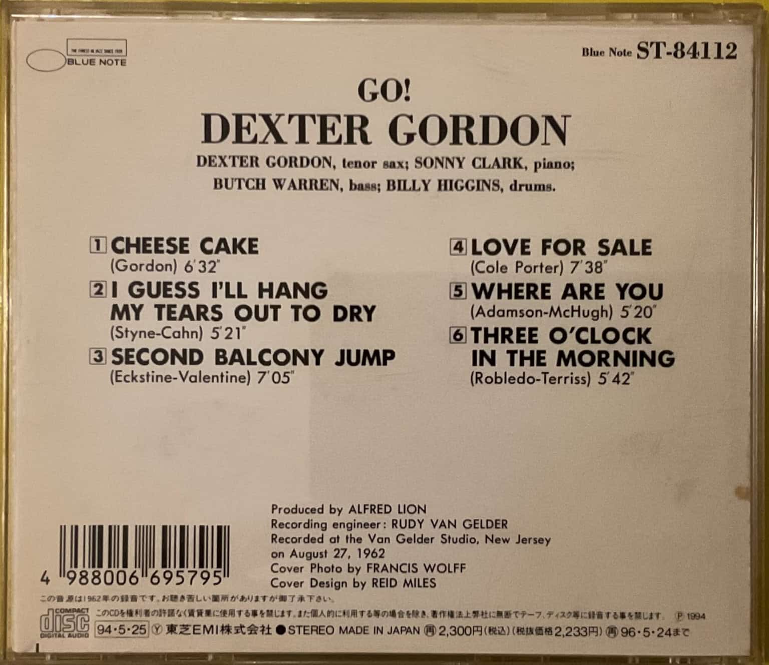 Dexter Gordon - GO! – imaginea 2