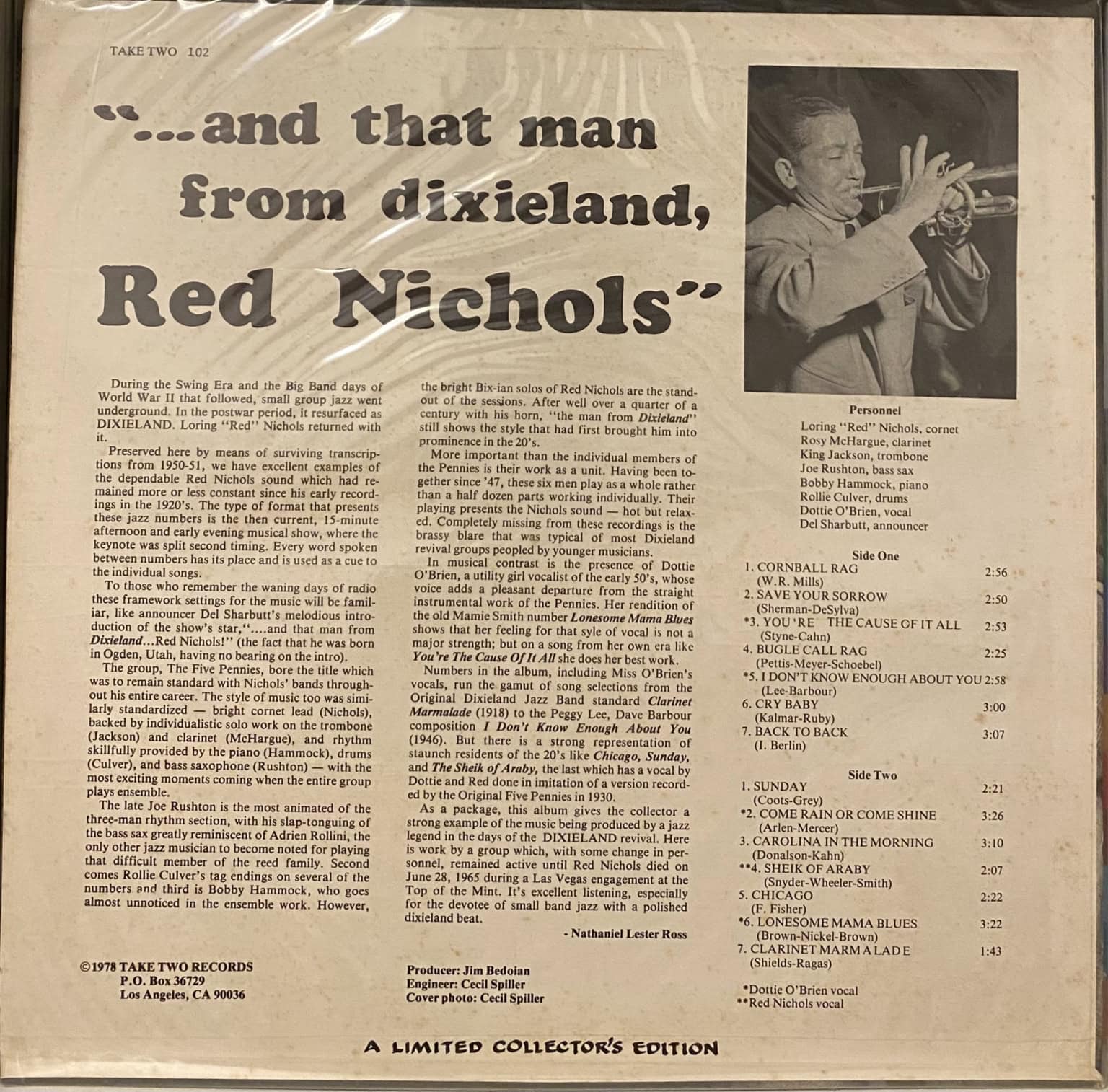 Red Nichols And His Five Pennies – ...And That Man From Dixieland – imaginea 2