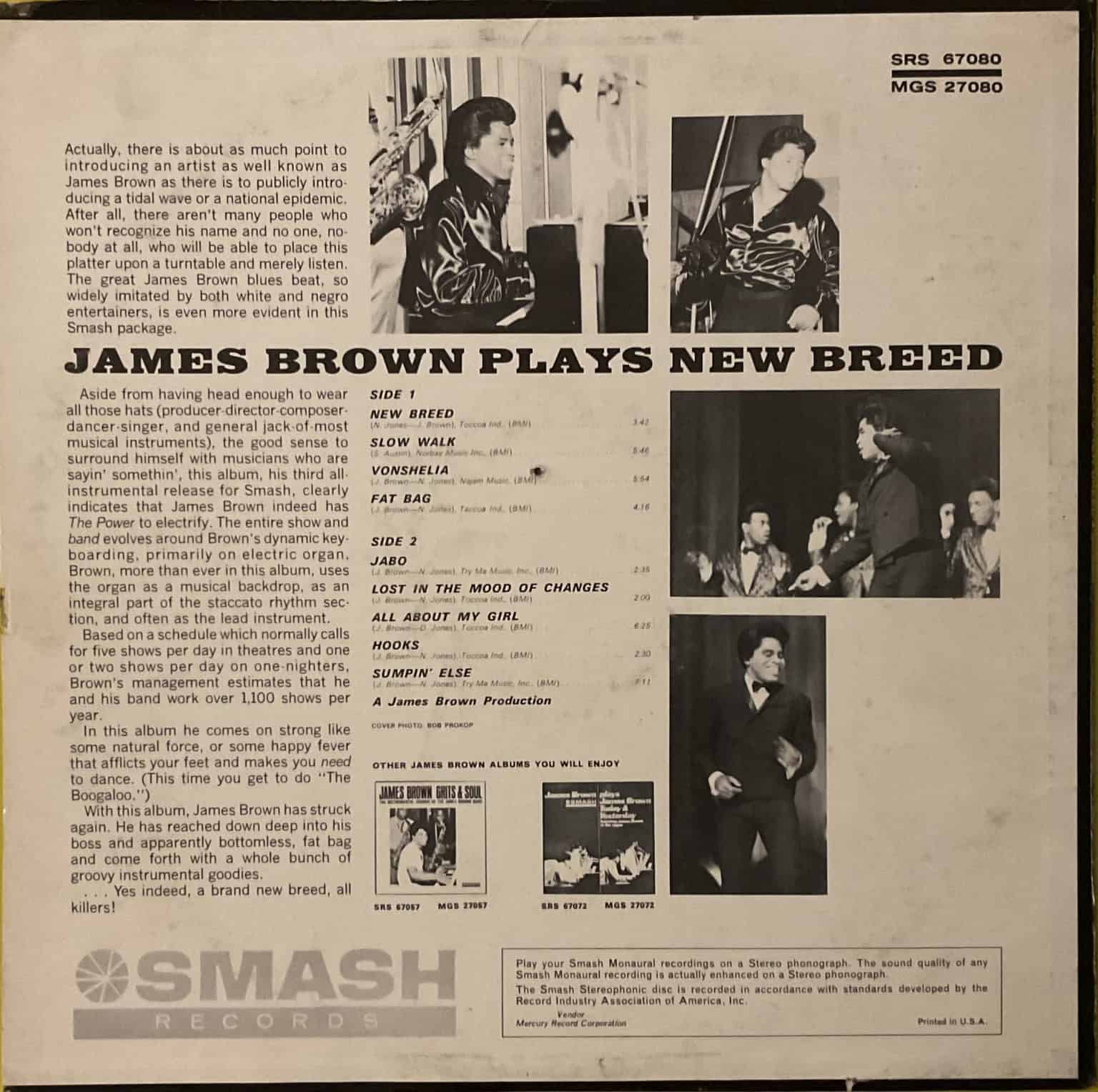 James Brown - Playes New Breed – imaginea 2