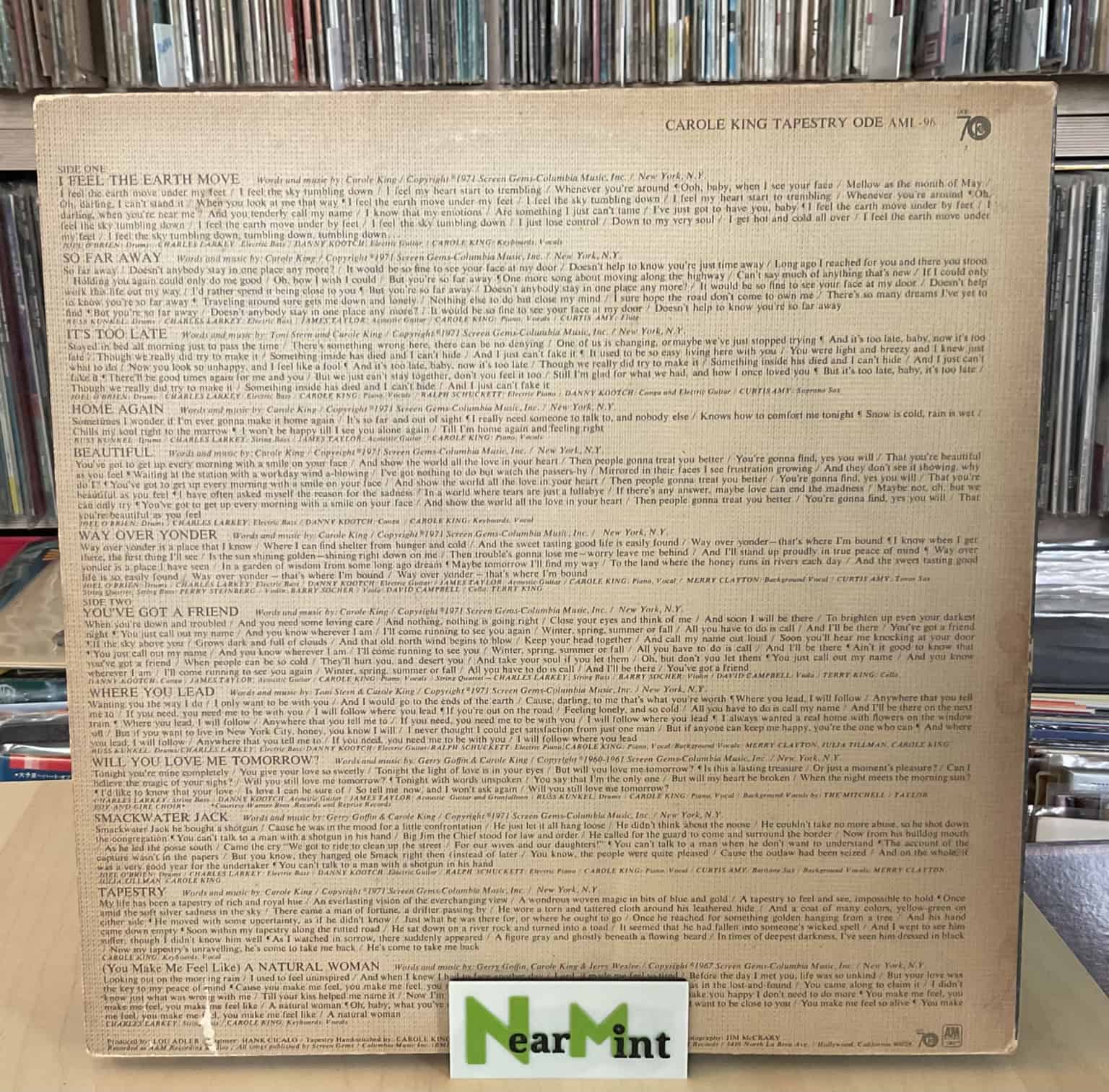 Carole King - Tapestry – imaginea 2