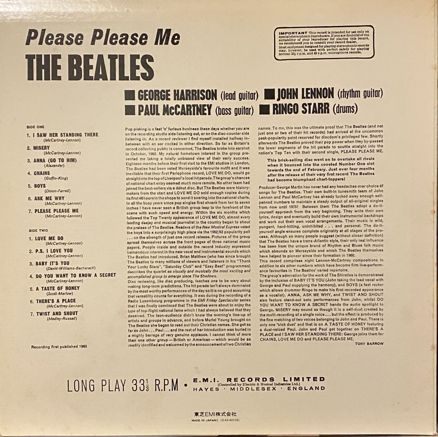 The Beatles – Please Please Me – imaginea 2