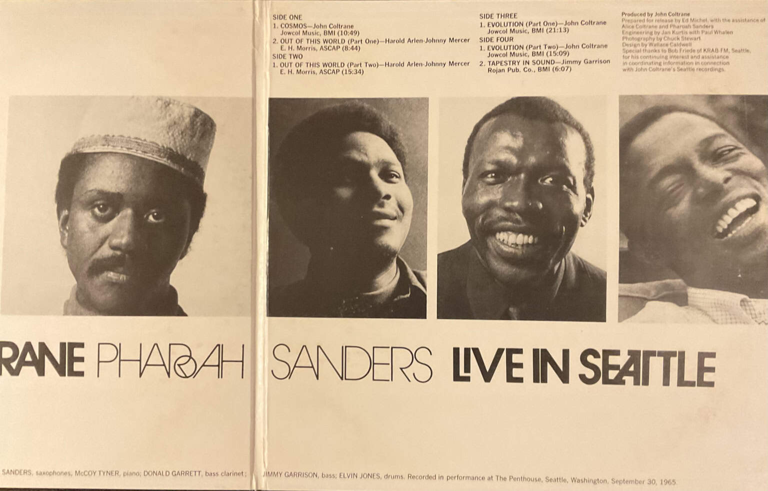 John Coltrane Featuring Pharoah Sanders ‎– Live In Seattle – imaginea 4